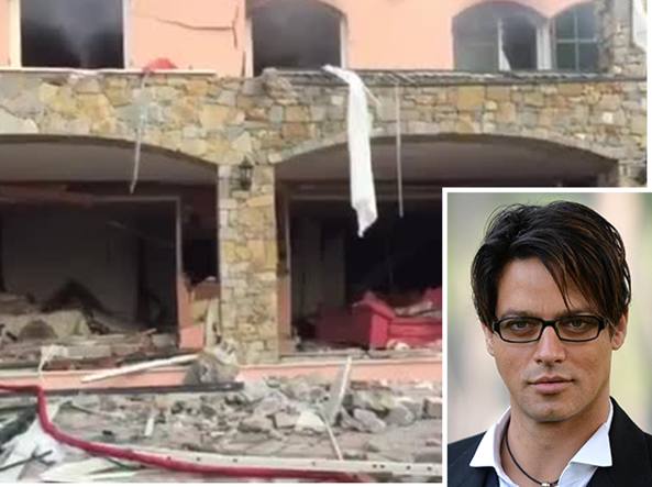 Sanremo, Gabriel Garko ferito nell’esplosione della villa in cui abita nel periodo del Festival article-post