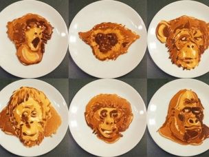 Pancake art la nuova tecnica per realizzare dei disegni sui pancake article-post