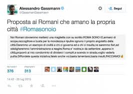 Alessandro Gassmann lancia #romasonoio per ripulire la città article-post