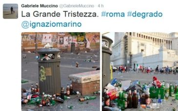 Il degrado di Roma: per Muccino è “la grande tristezza” article-post