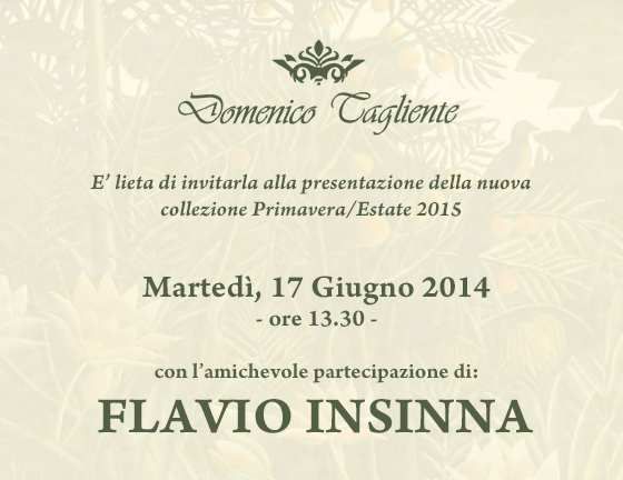 Spettacolo e tv : A Pitti uomo Domenico Tagliente presentazione collezione 2015, article-post