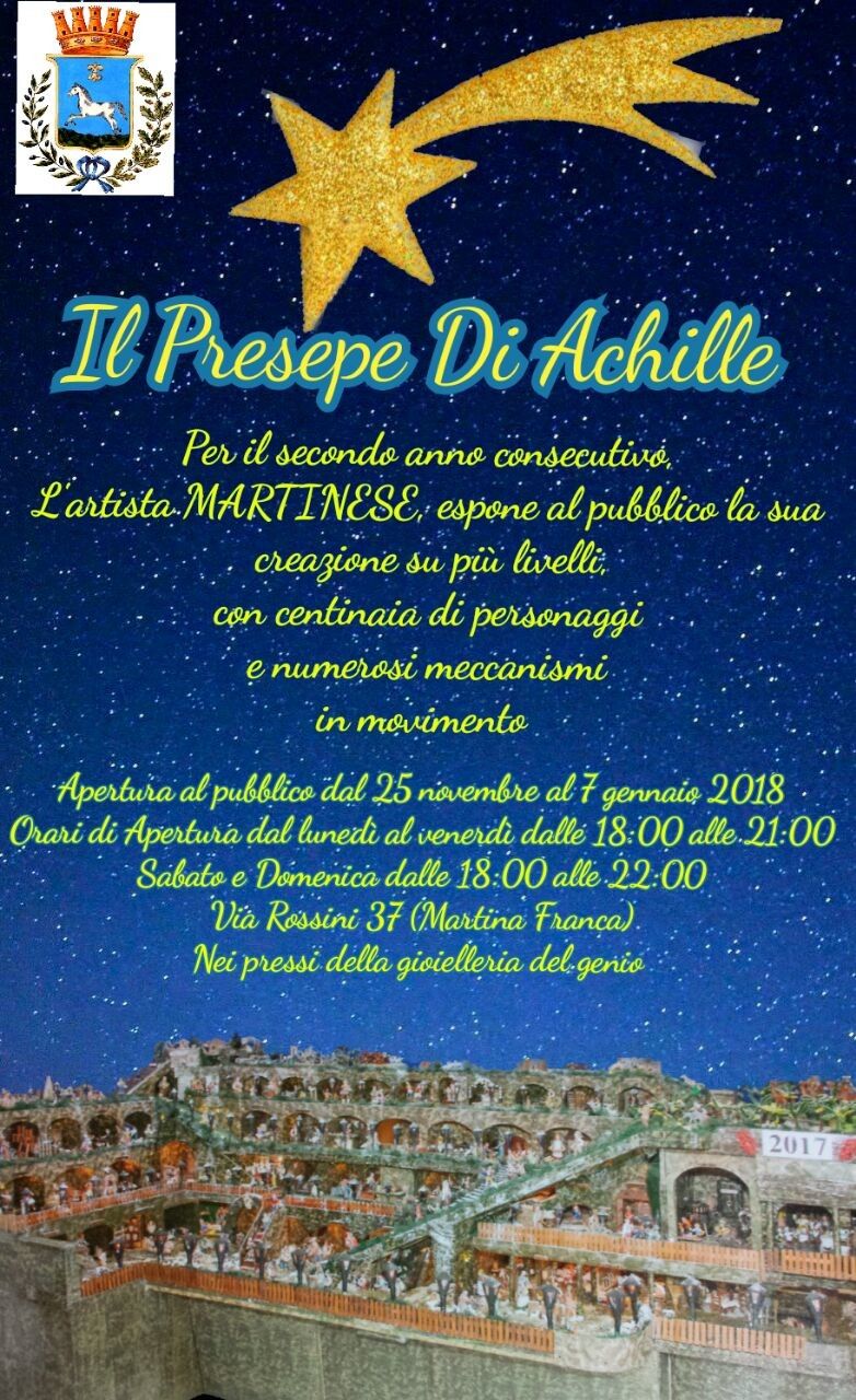 Martina Franca – Ritornano i presepi dell’artista martinese, Achille Fumarola article-post