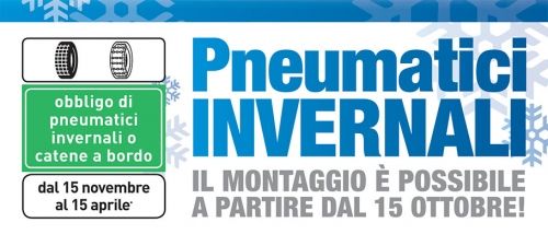 Guida e sicurezza, scatta domani l’obbligo degli pneumatici invernali article-post