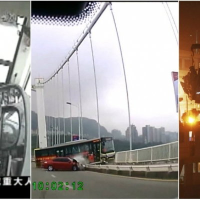Cina: lite tra autista e passeggera, bus cade in un fiume article-post
