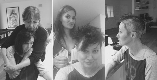 Shannen Doherty inizia la chemioterapia e posta su Istagram le foto della “rasatura” dei capelli article-post