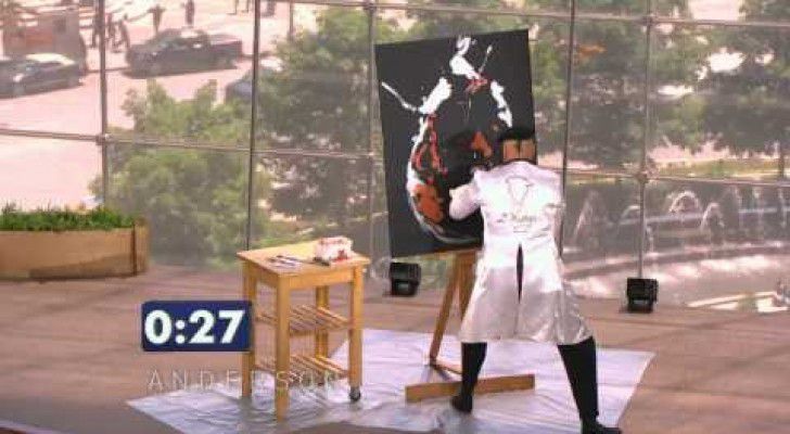 Westry il mago della pittura: dipinge un quadro in 90 secondi article-post