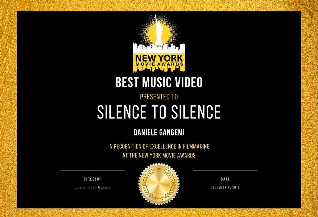 Silenzio al Silenzio di Mario Venuti, il miglior videoclip dei New York Movie Awards (regia Daniele Gangemi) article-post