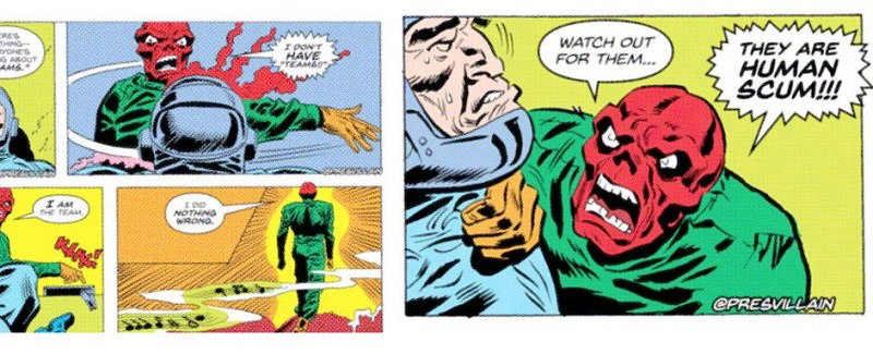 President Supervillain ovvero i tweet di Trump in fumetti article-post