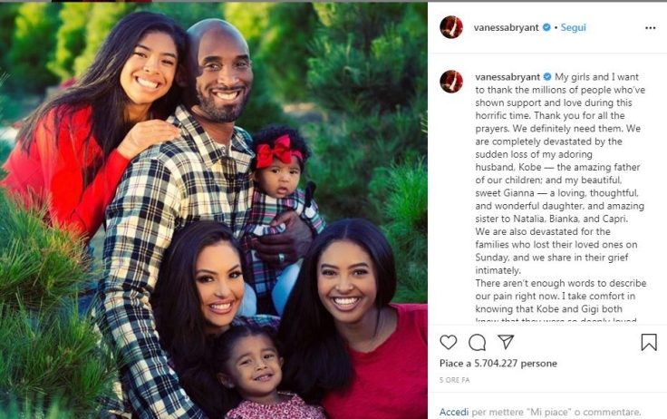 Kobe Bryant celebrato a Los Angeles: il commovente addio della moglie Vanessa article-post