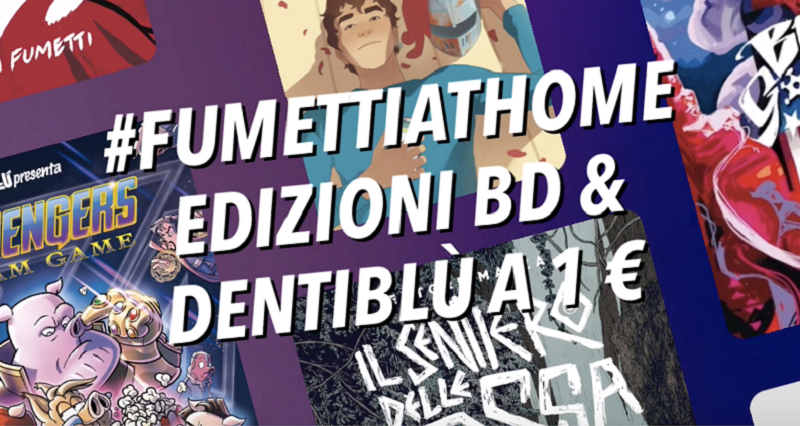 Fumetti at Home: i fumetti Edizioni BD e Dentiblù in digitale per una buona causa article-post