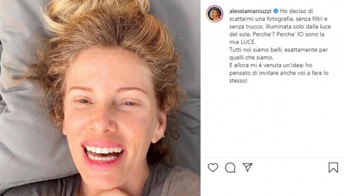 Alessia Marcuzzi trucco in quarantena: “Siamo tutte belle!” article-post