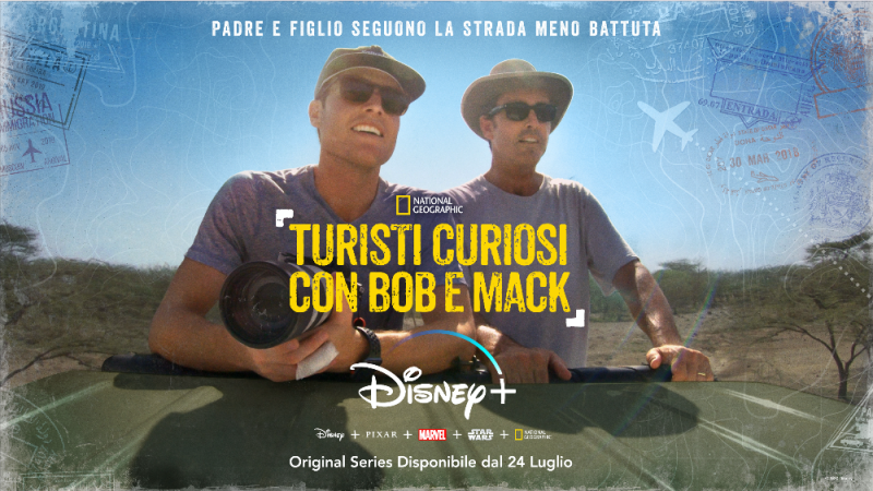 Disney+ ha diffuso il trailer di Turisti Curiosi con Bob e Mack article-post