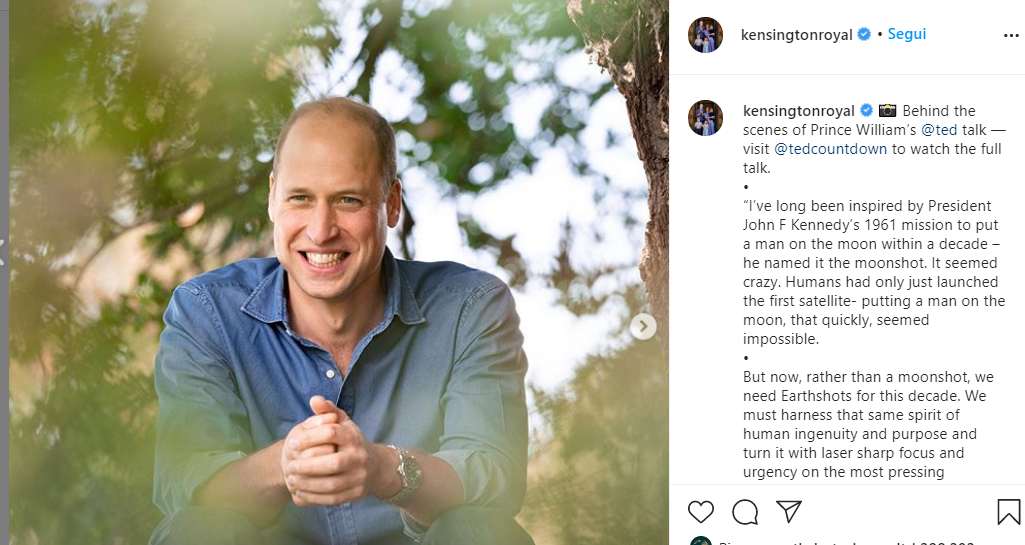 Principe William ha contratto il Covid: le dichiarazioni del reale article-post