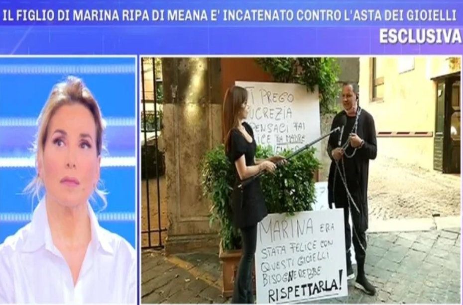 Andrea Ripa di Meana alla sorella Lucrezia: “Non vendere i gioielli di nostra madre” article-post