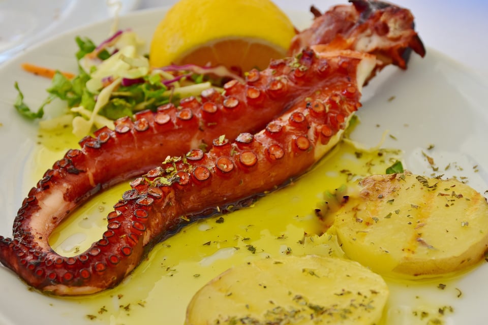 Polpo arrosto nella friggitrice ad aria con vellutata: trucchi e consigli article-post
