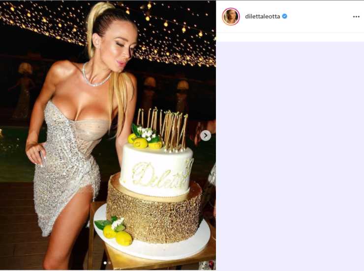 Diletta Leotta e il compleanno da star: scoppia la polemica article-post