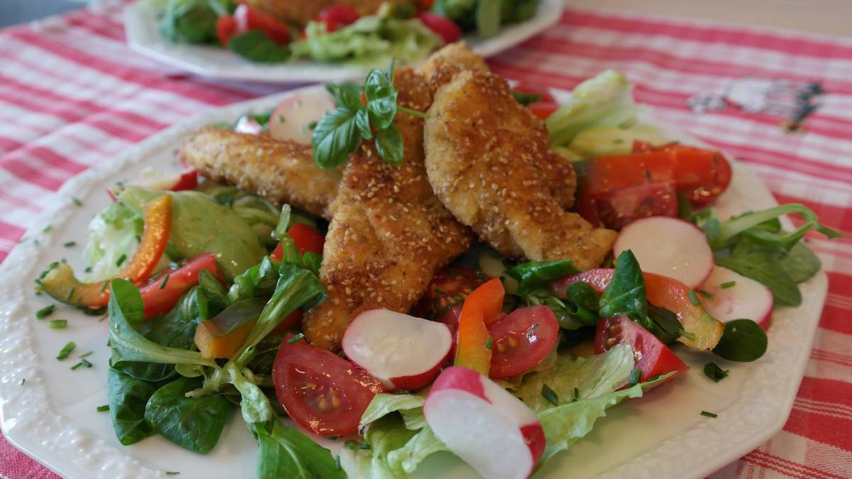 Pollo panato croccante 2 ricette: con zucchine o verdure in friggitrice ad aria article-post