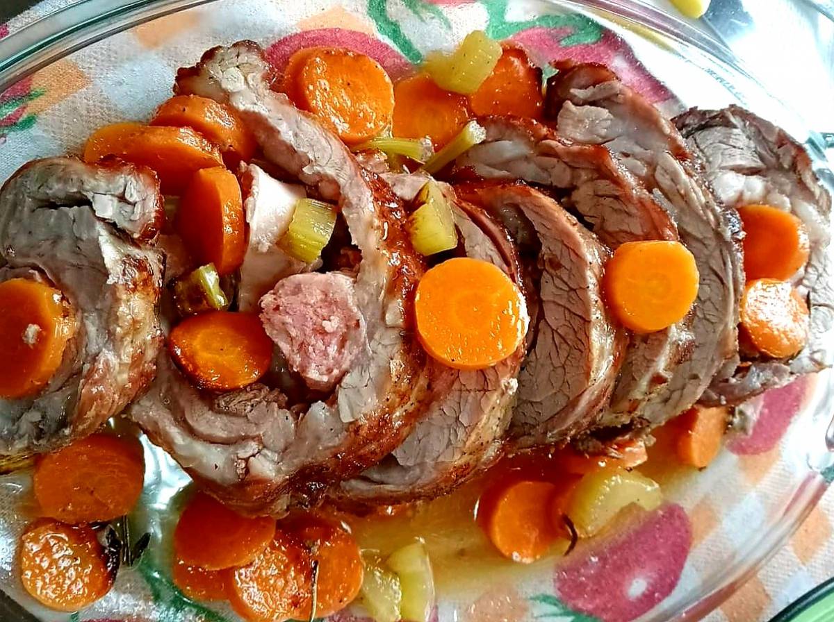 Rollè di vitello farcito in friggitrice ad aria, così tenero che ogni fetta si scioglie in bocca article-post