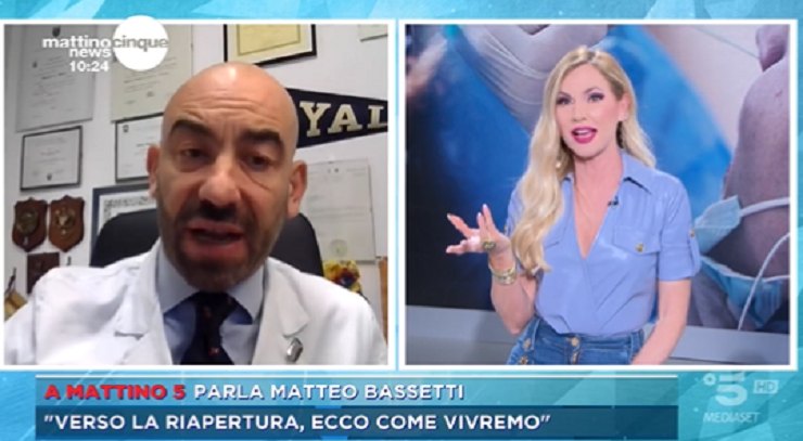 Federica Panicucci polemica con Bassetti: la reazione del virologo article-post