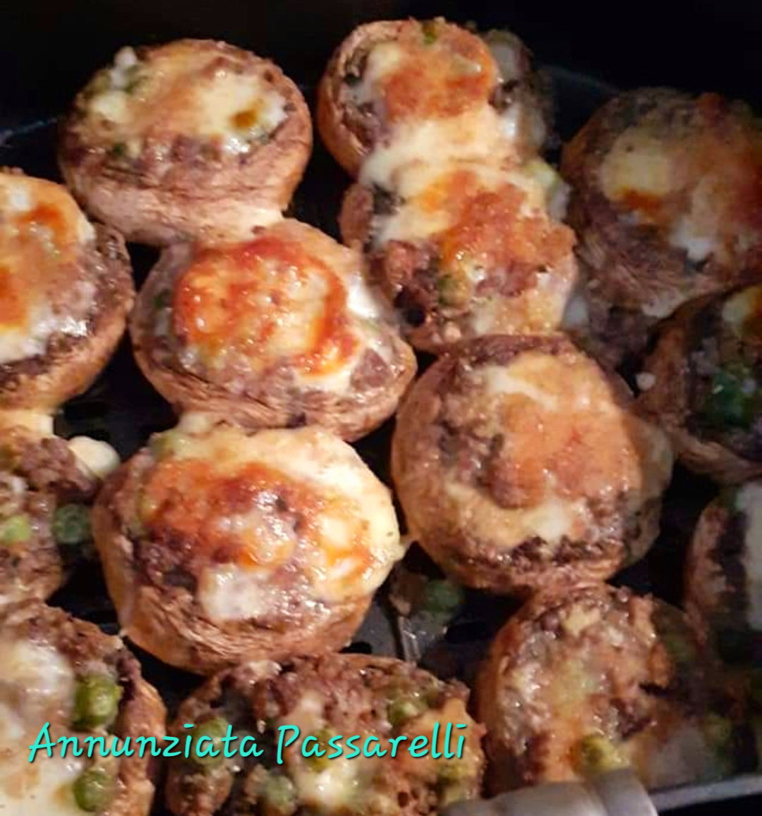 Funghi ripieni con macinato in friggitrice ad aria article-post