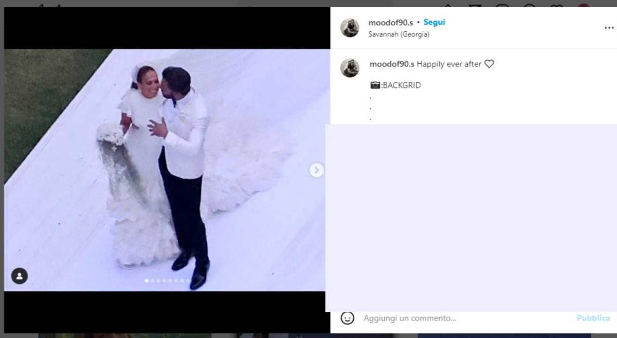 Jennifer Lopez e Ben Affleck matrimonio bis: primi scatti social article-post