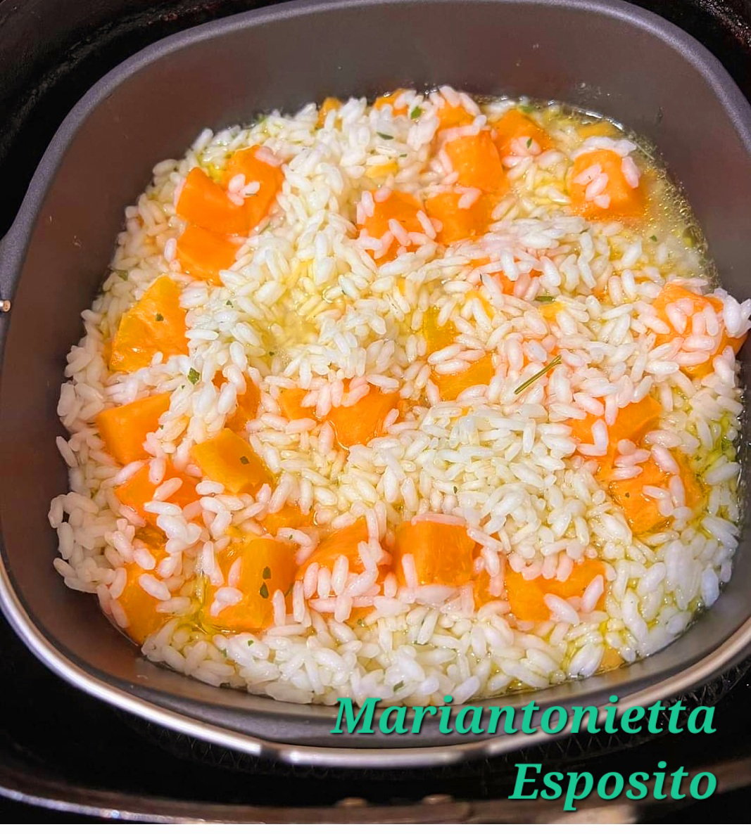 Riso alla zucca in friggitrice ad aria, un primo buonissimo article-post
