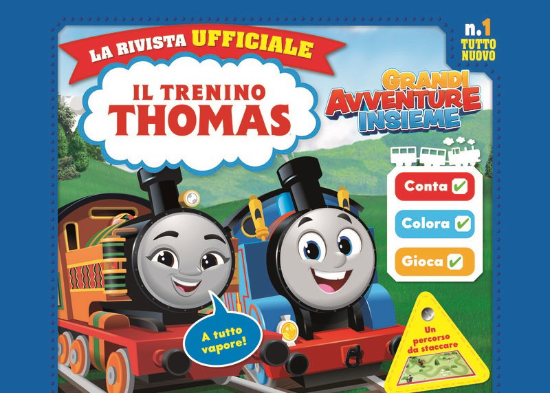 “Il Trenino Thomas – La rivista ufficiale”, arriva oggi in edicola article-post