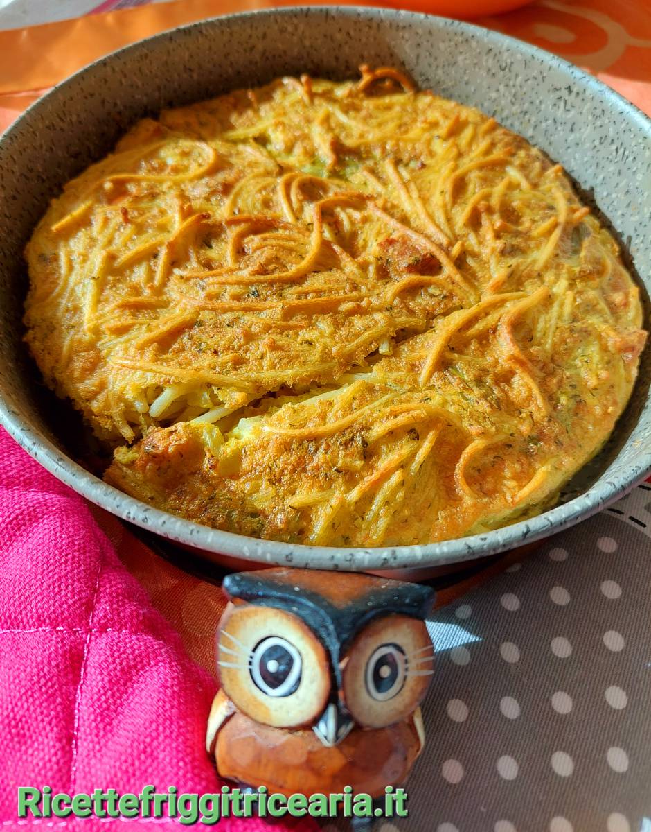 Frittata di spaghetti e broccoli in friggitrice ad aria, buona da leccarsi I baffi article-post