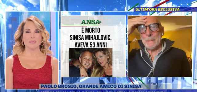 Sinisa Mihajlovic è morto, parla Brosio in lacrime: “Per me era un fratello…” article-post