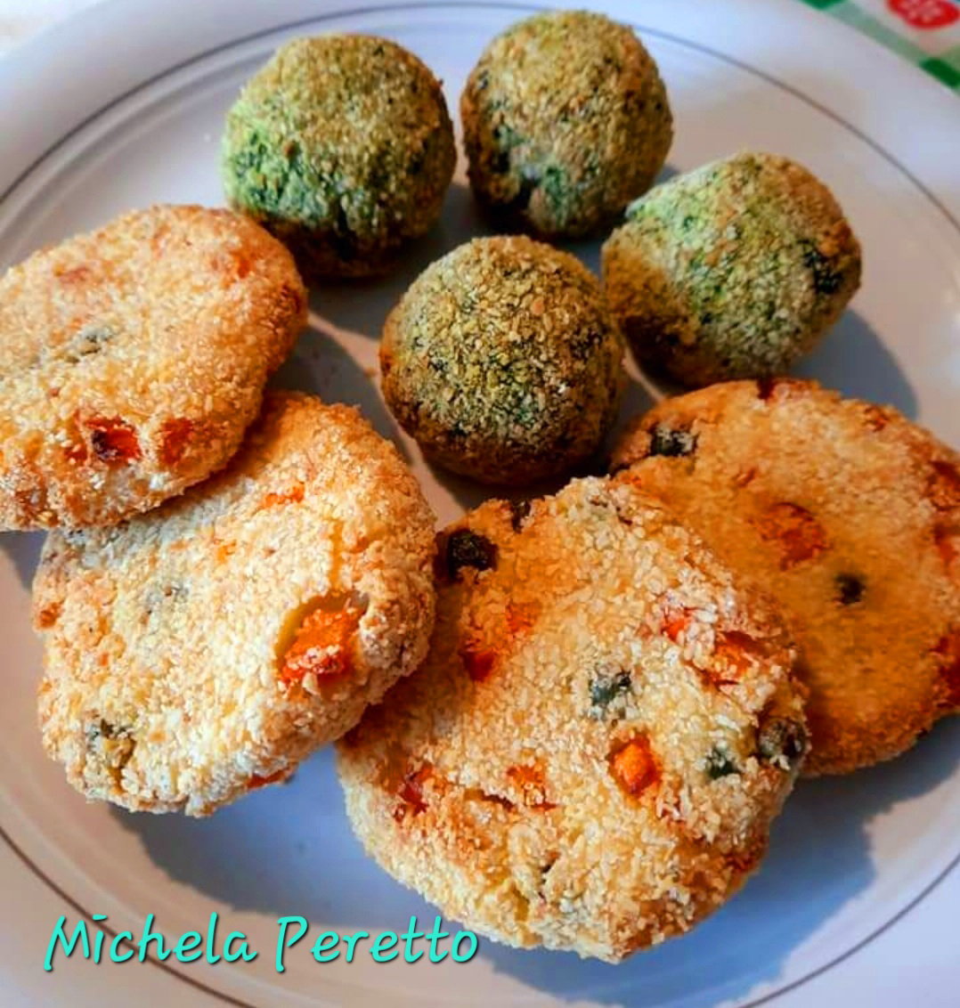 Crocchette di verdura in friggitrice ad aria con carote piselli e spinaci article-post
