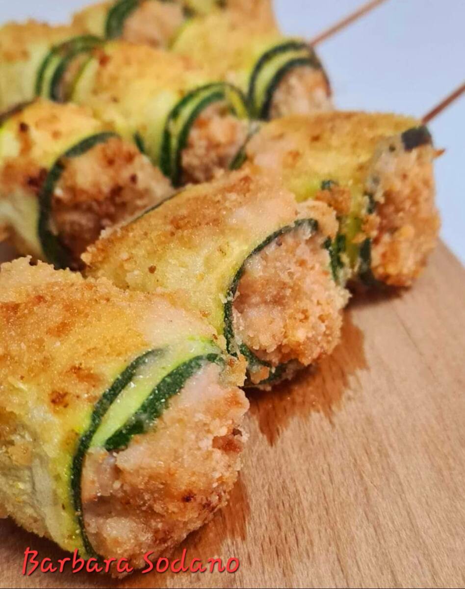 Spiedini di polpettine e zucchine in friggitrice ad aria, il secondo gustoso che piace ai bambini article-post
