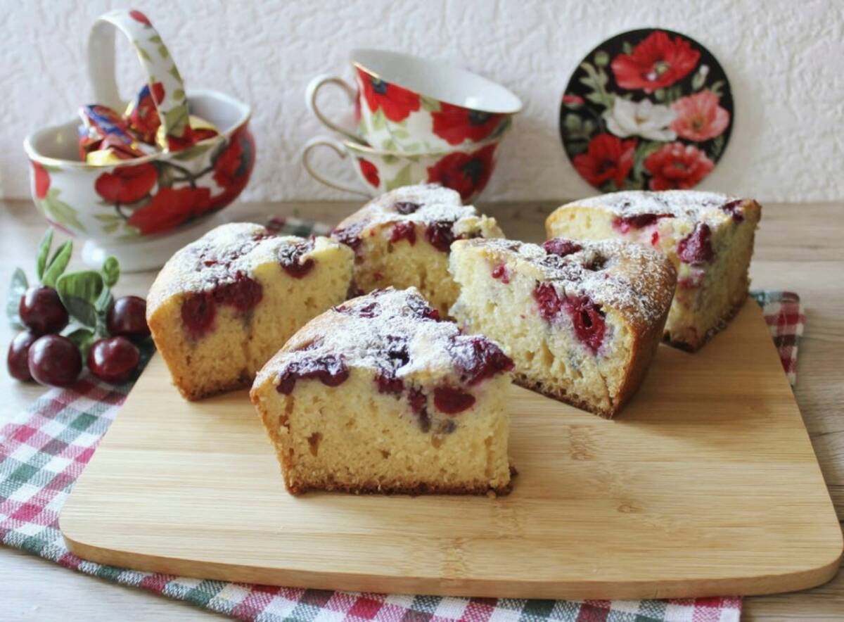 Torta di ciliegie in friggitrice ad aria, soffice e buonissima article-post