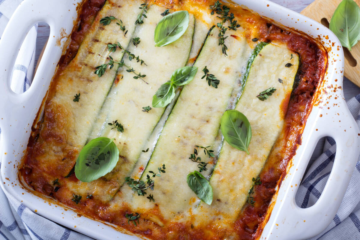 Lasagne di zucchine in friggitrice ad aria, la pasta vegetariana article-post