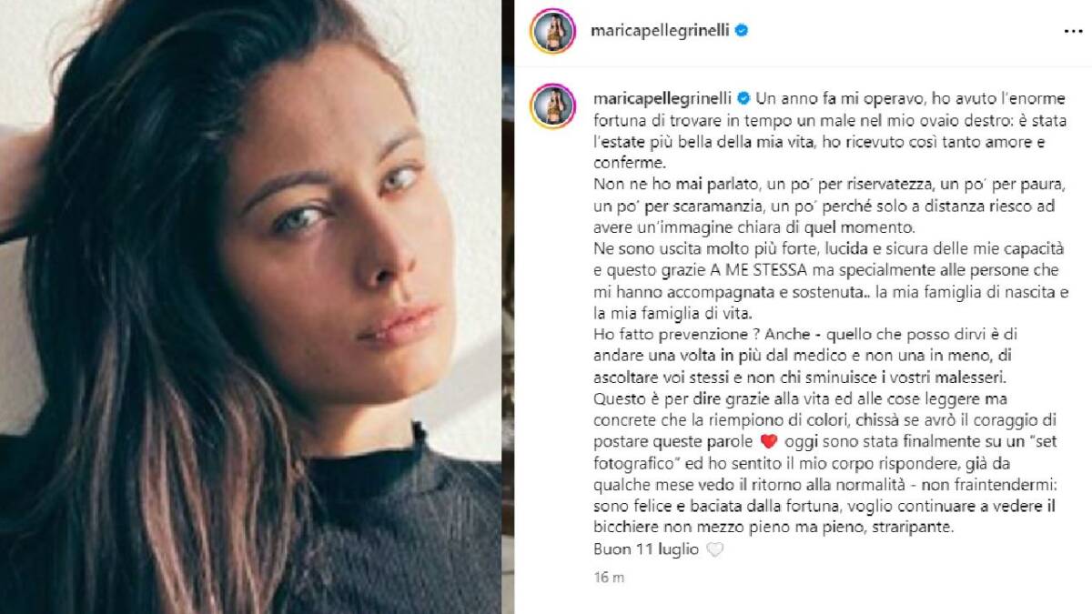 Marica Pellegrinelli rivelazione inattesa: Ho avuto un tumore article-post
