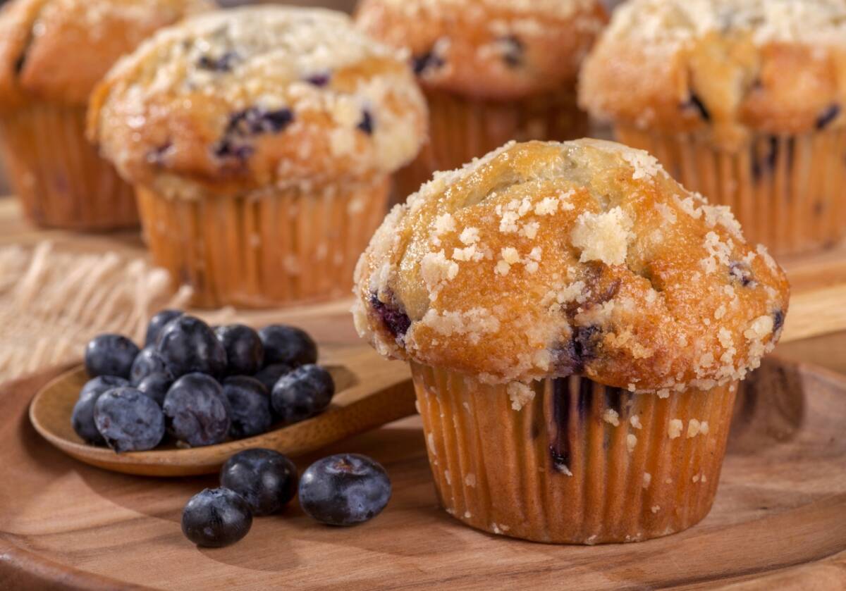 Muffin yogurt e frutti di bosco in friggitrice ad aria article-post