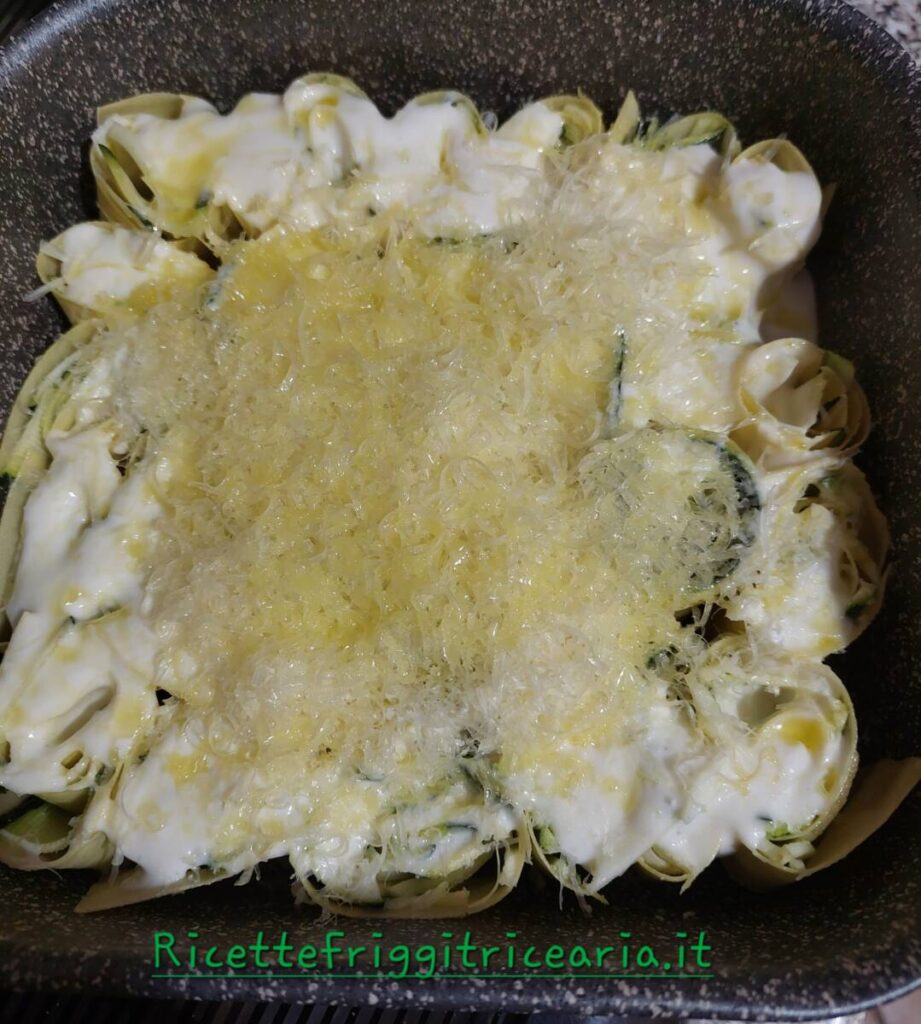 Rotolini di lasagne fritti in friggitrice ad aria