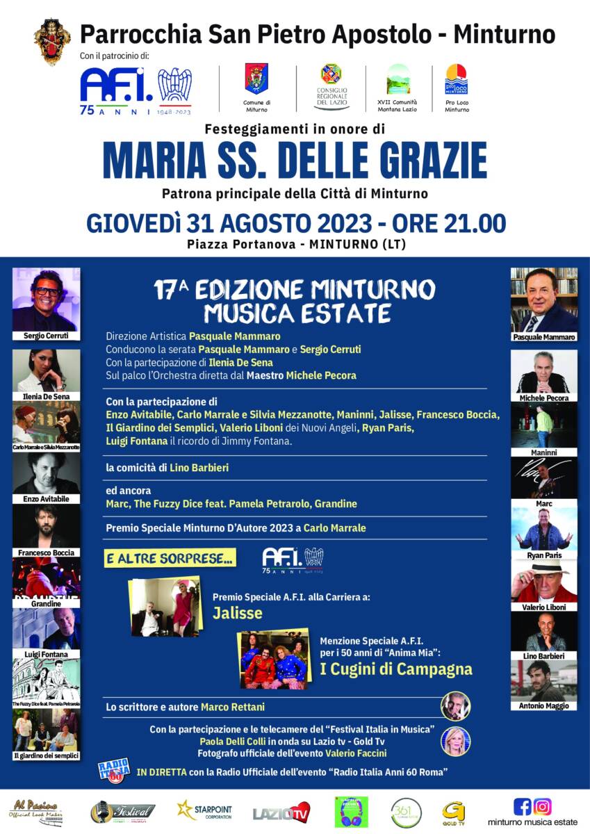 MINTURNO MUSICA ESTATE 2023 – 31 AGOSTO – 17ma Edizione article-post