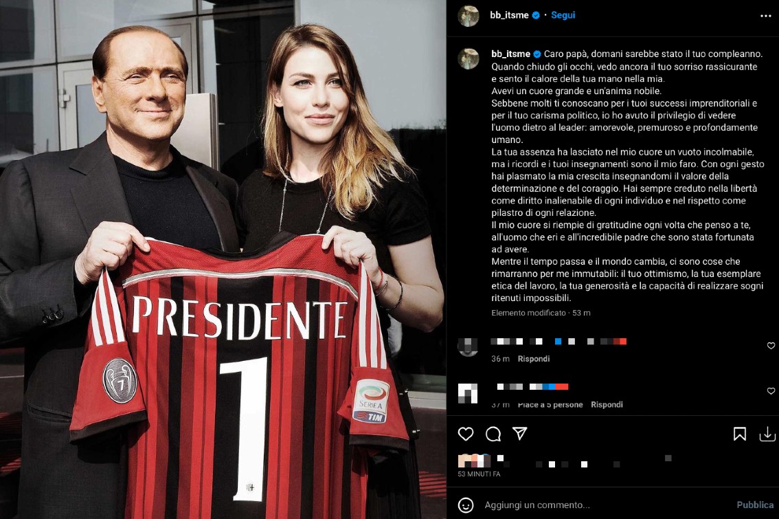 Silvio Berlusconi, la figlia Barbara gli scrive una lettera: il ricordo commosso article-post