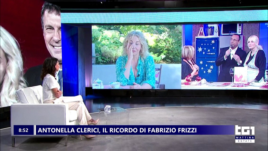 Antonella Clerici in lacrime ricorda Fabrizio Frizzi: “Sono immagini dolorose per me..” article-post