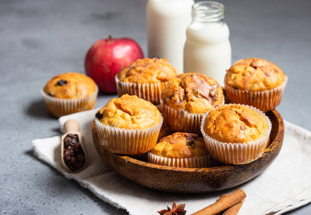Muffin alla mele in friggitrice ad aria, la ricetta veloce article-post