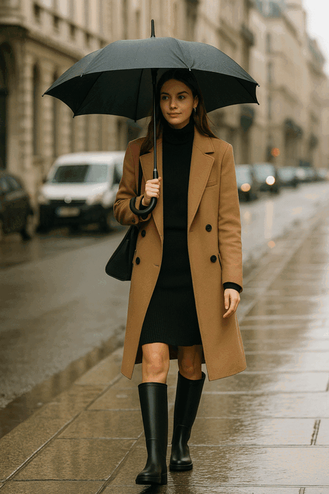 Come rendere trendy gli stivali da pioggia in città preview
