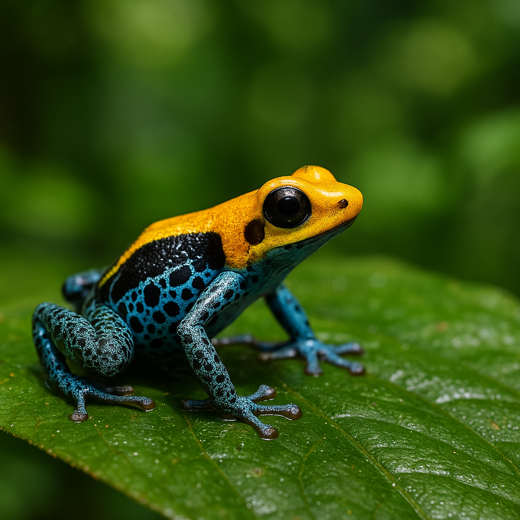 Una rana blu e oro emerge dalla giungla: la nuova meraviglia dell’Amazzonia article-post