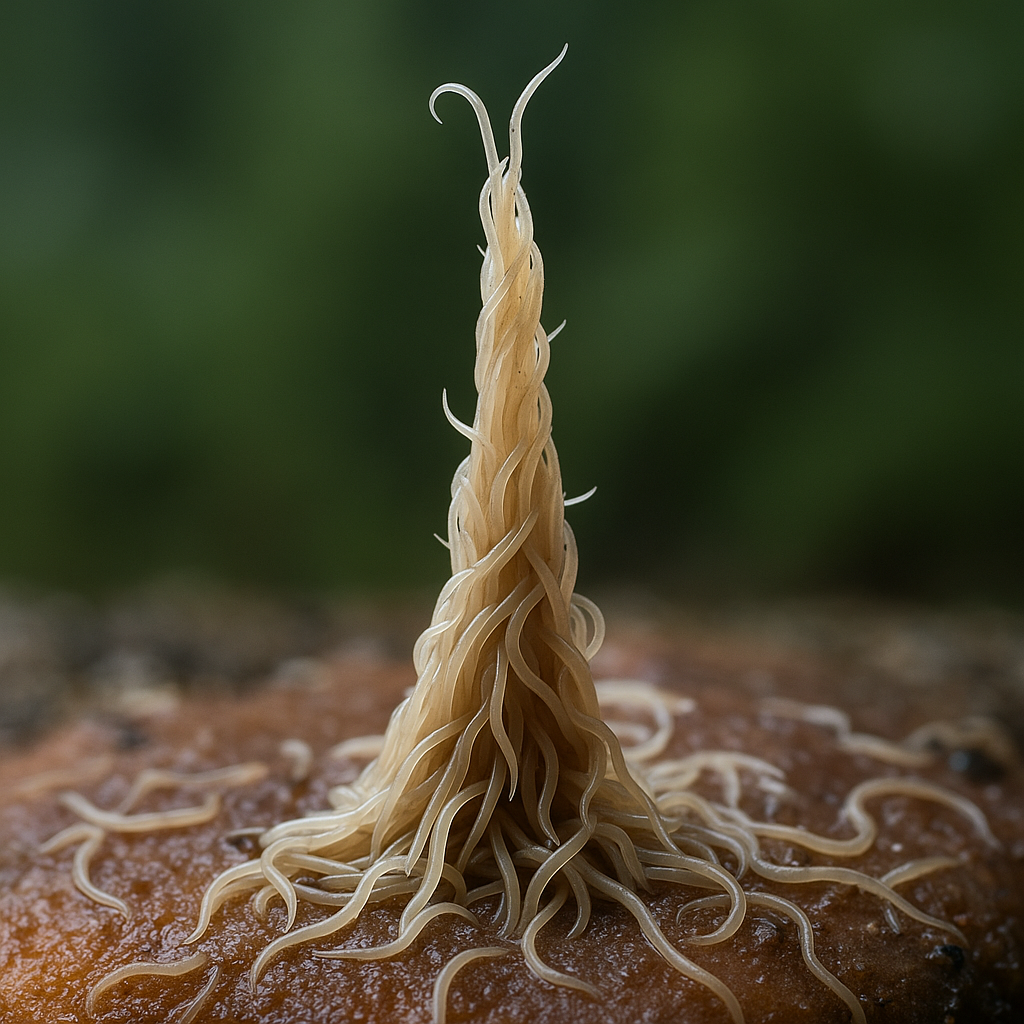 I vermi che costruiscono torri per sopravvivere: il segreto dei nematodi article-post