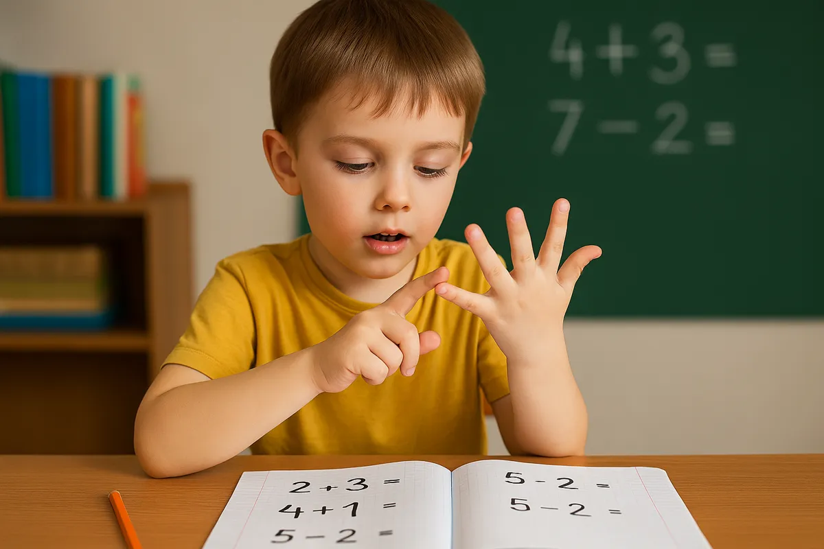 I bambini bravi in matematica? Sono quelli che contano con le dita article-post