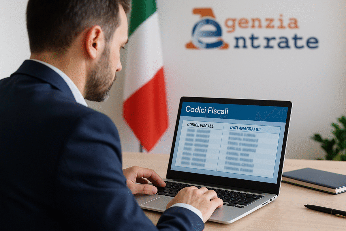 Verifica codici fiscali: operativo il servizio dell’Agenzia delle Entrate dal 14 novembre article-post