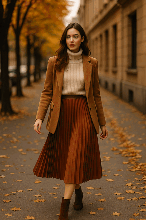 Autunno 2025: la gonna plissé è il must-have più elegante della stagione preview