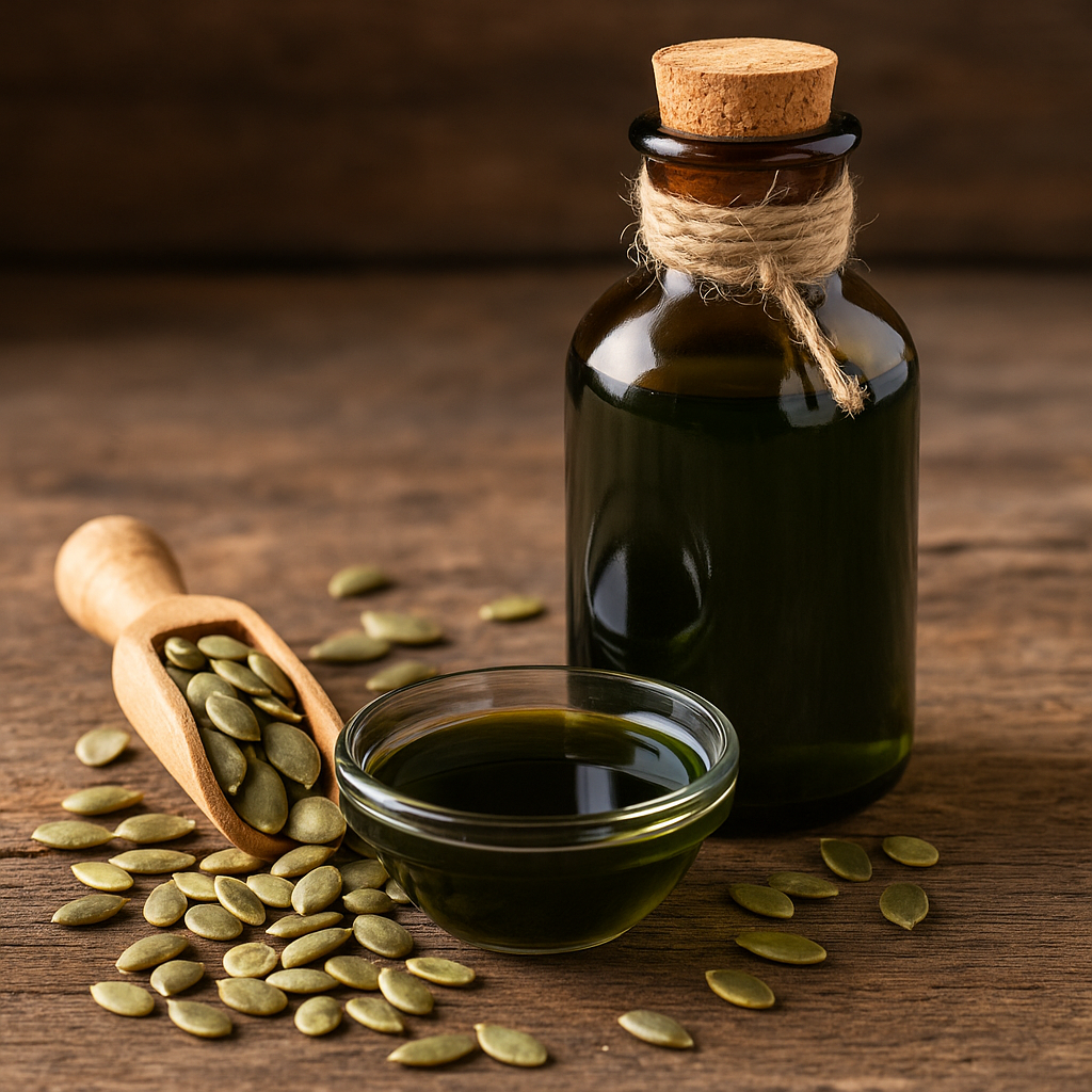 Olio di semi di zucca: il segreto naturale per cuore e prostata in salute article-post