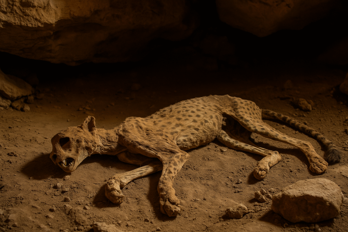 Ghepardi mummificati scoperti nelle grotte saudite article-post