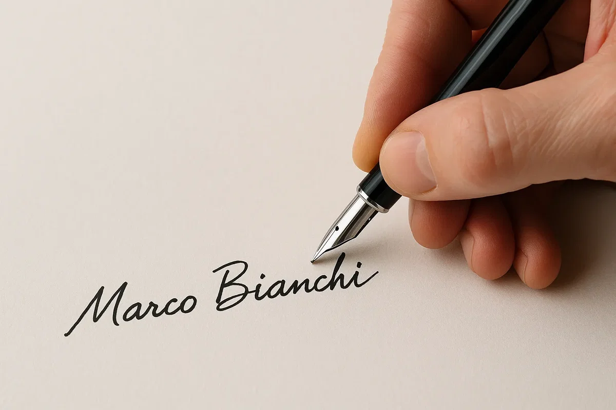 Nome o cognome per primo? ecco cosa stabilisce la legge italiana sulla firma article-post