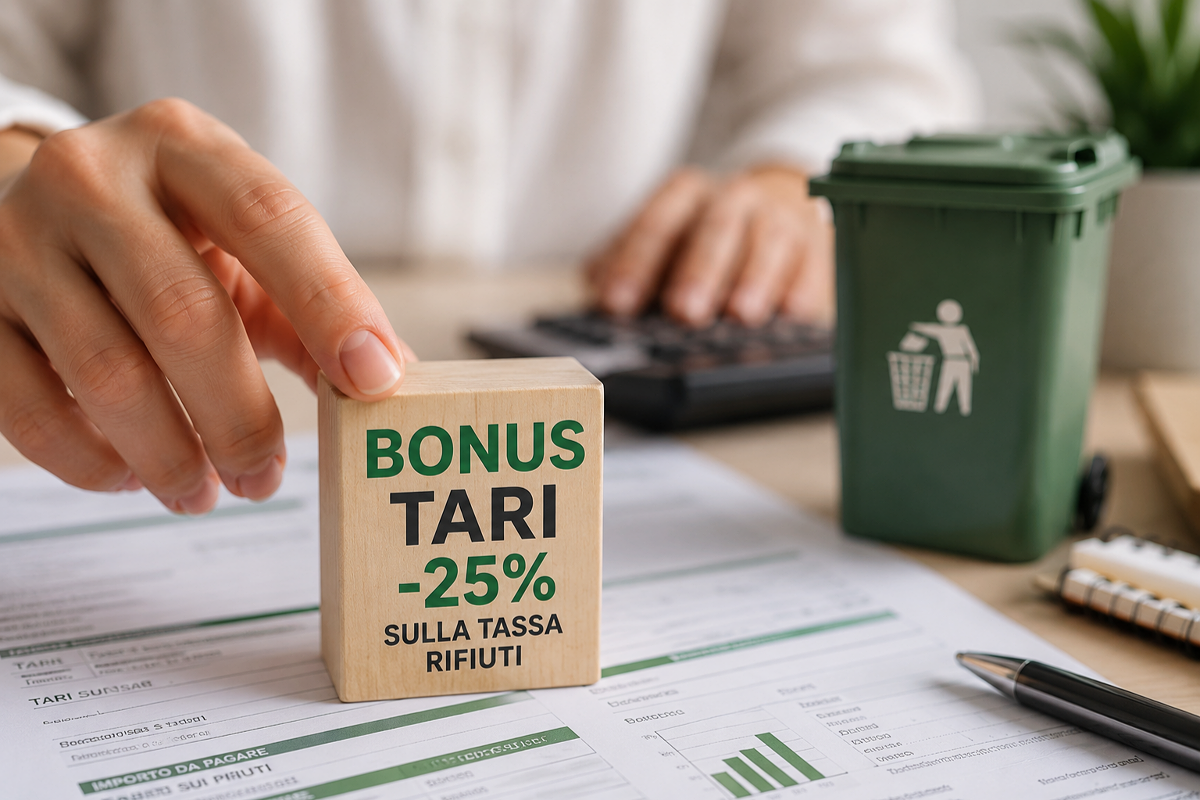 Bonus Tari 2026, sconto del 25% sulla tassa rifiuti: chi ne ha diritto e come ottenerlo article-post